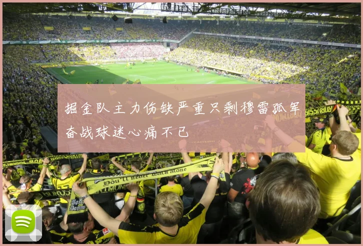 掘金队主力伤缺严重只剩穆雷孤军奋战球迷心痛不已