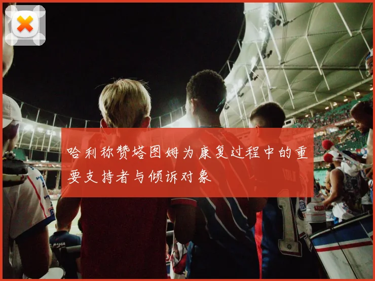 哈利称赞塔图姆为康复过程中的重要支持者与倾诉对象